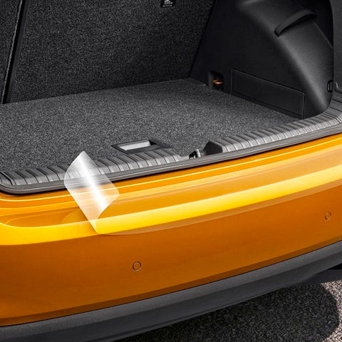 Bumper protection film for a fabia