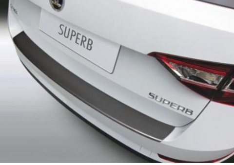 SKODA Superb Estate Rear Black Bumper Protector (Fully Fitted Price)