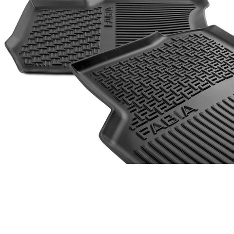 Fabia All-Weather Rubber Rear Mats