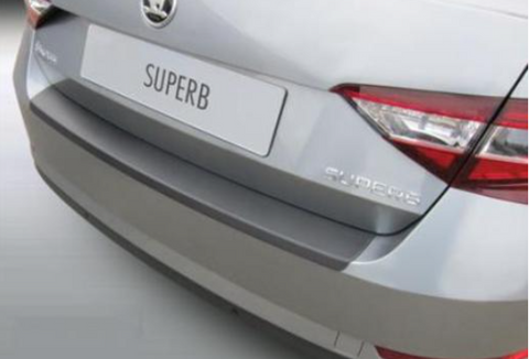 SKODA Superb Hatch Matt Black Rear Bumper Protector (Fully Fitted Price)