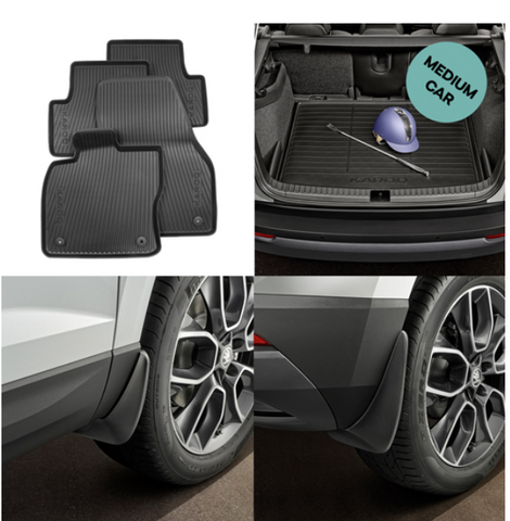 Skoda Karoq Rubber Protection Pack (For Fixed Seats ) (Fully Fitted Price)