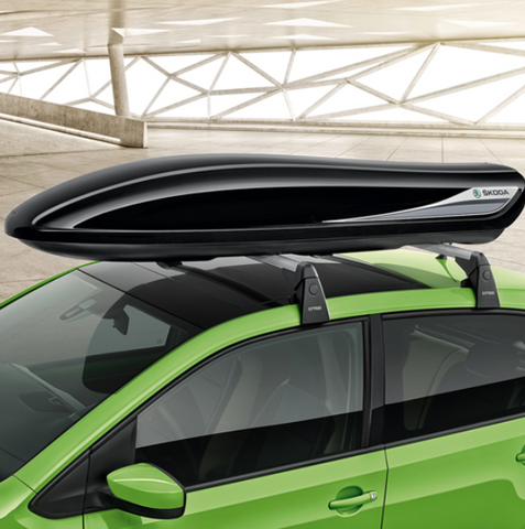 SKODA Superb 380L Gloss Black Roof Box
