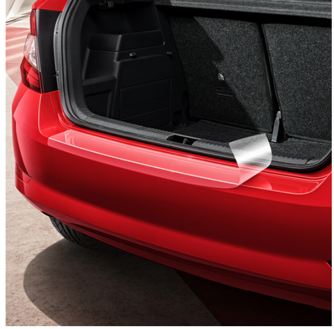 SKODA Fabia Hatch Transparent Rear Bumper Protector (Fully Fitted Price)