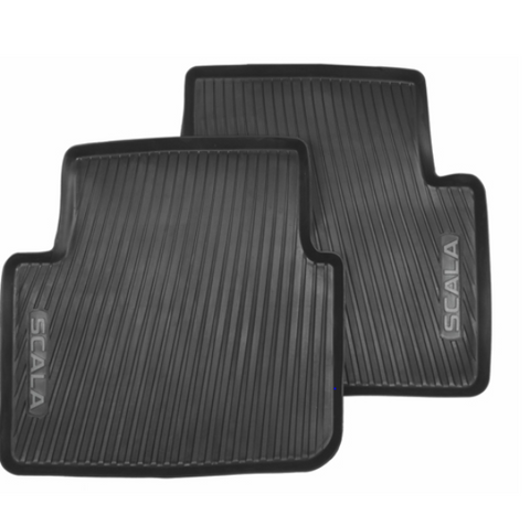 SKODA Scala Rear Rubber Mats