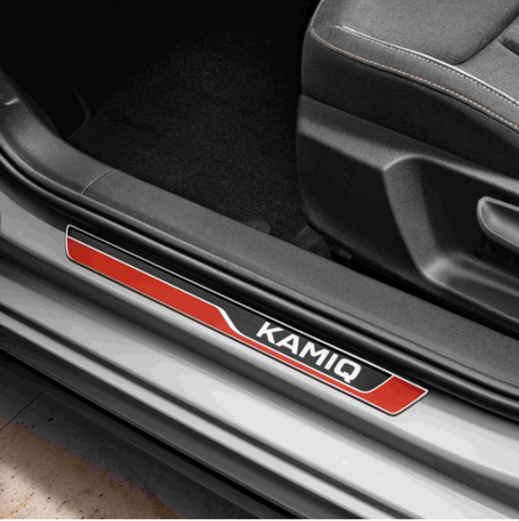 SKODA Kamiq Red Door Sill Protector (Fully Fitted price)