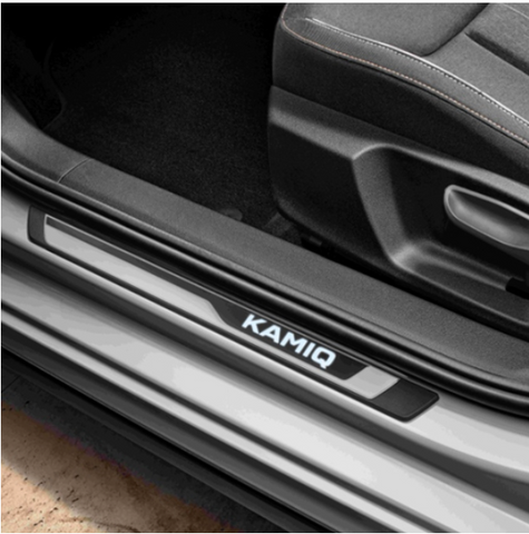 SKODA Kamiq Door Sill Protector With Backlight (Fully Fitted price)