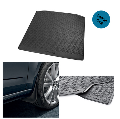 Octavia Estate Rubber Protection Pack (Fully Fitted Price)